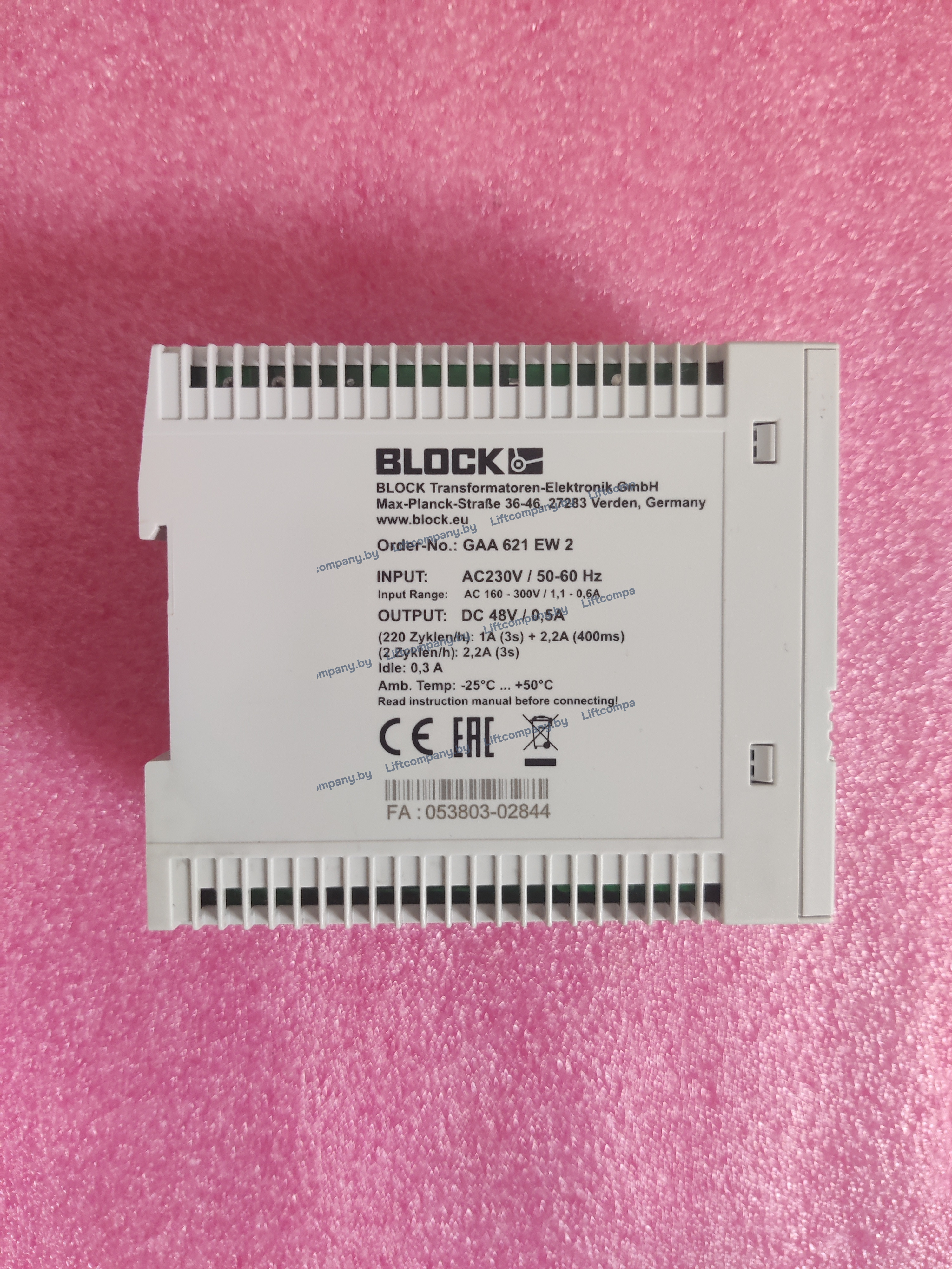 Блок питания SMPS LEDD M120 AC230V DC48V GAA621EW2 Otis