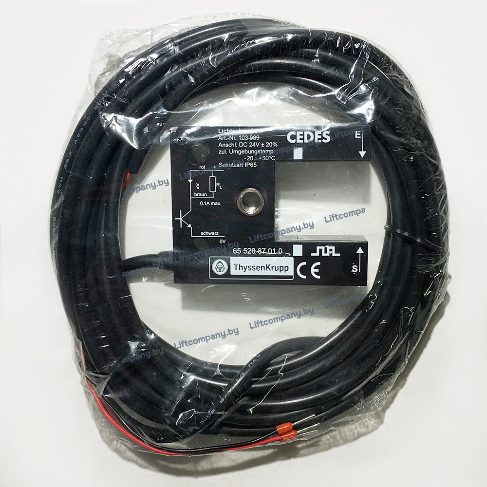 Датчик CEDES Art-Nr 103989 DC 24V (тип LK/LN) для лифта ThyssenKrupp